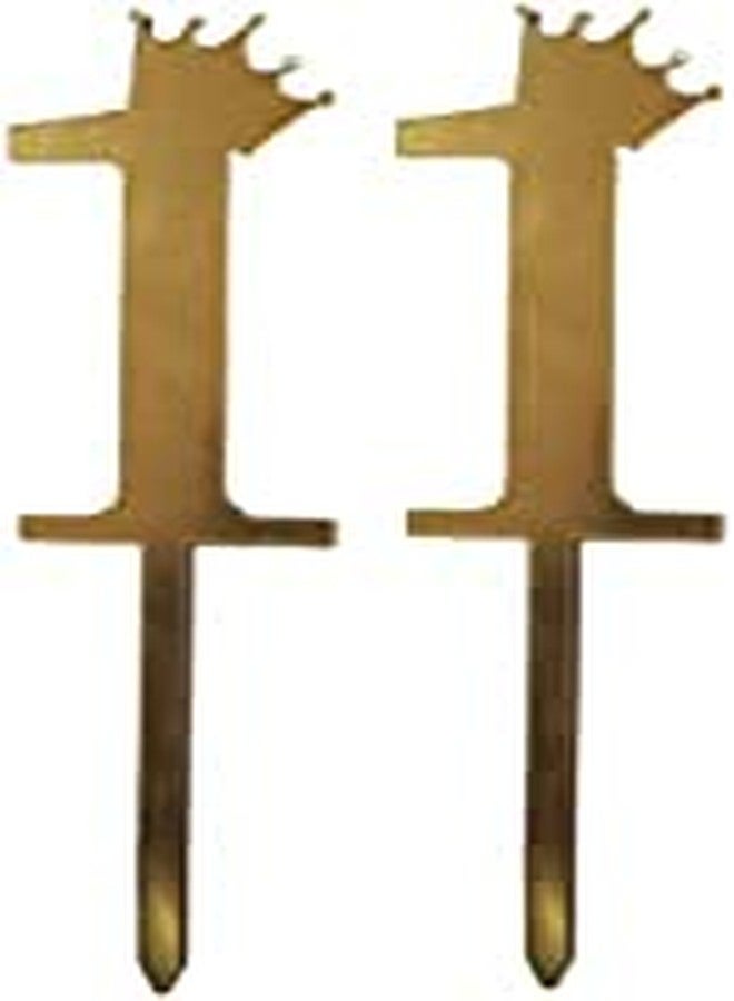 Infispace® Gold Glitter Big Size Shiny Cake Topper for Birthday, Wedding Anniversary Celebration or Theme Parties (11)